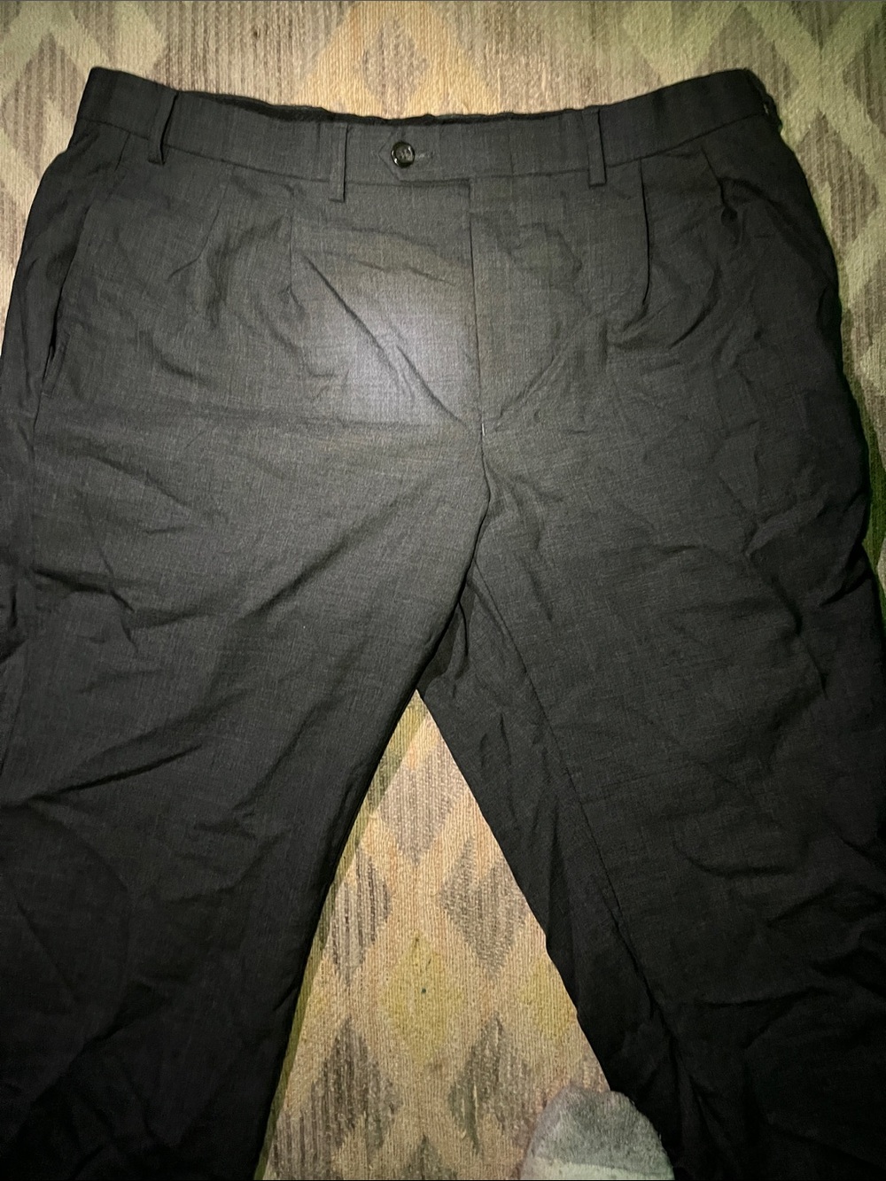 Lauren Ralph Lauren Total Comfort Men’s 100% Wool Dress Pants 36x30 - Picture 2 of 4